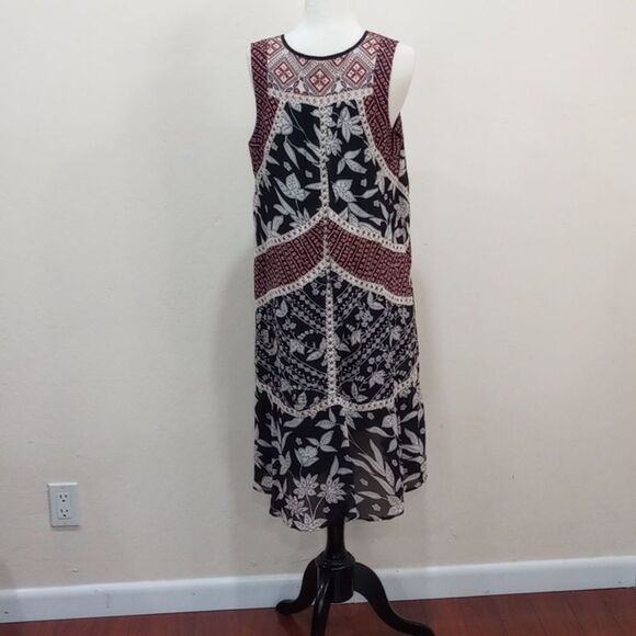 Anthropologie Floreat Grasslands Midi Dress, Size 6 - Picture 10 of 16